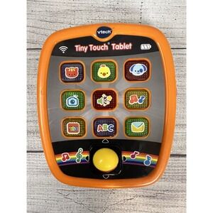 VTech Tiny Touch Tablet Learning Toy Orange Green Interactive Educational Kids